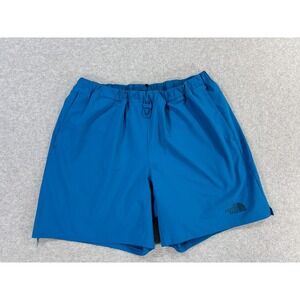 The North Face Compression‎ Lined Athletic Shorts (Men's Large) Blue - 7"